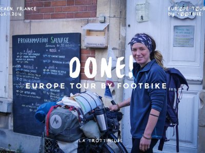 Cafe Sauvage, Caen - tady vše začalo i skončilo, rok putování po Evropě skončil... / foto: La Trottineuse