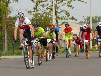 Pole vede Tomáš Pelc, vítěz Rollo ligy 2016  / zdroj: ČSK