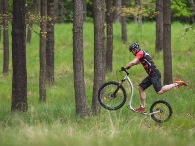 Odpružen "hádéčko", Kickbike Cross MAX 20 HD