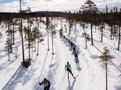 Laponská krajina / zdroj www.redbullnordenskioldsloppet.se