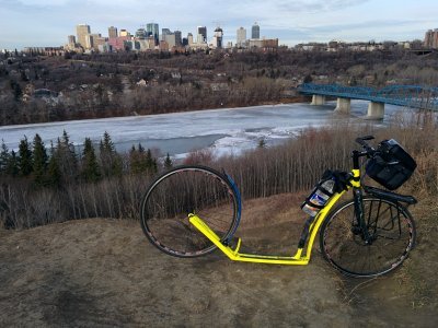 Edmonton na koloběžce