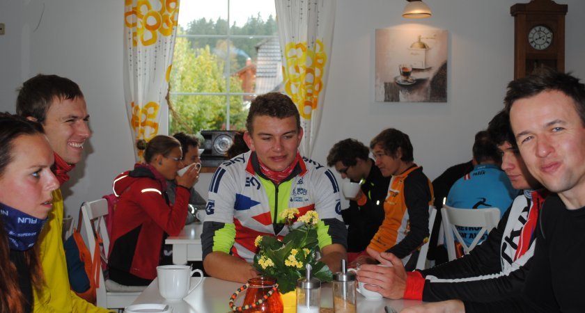 A tady komplet výkvět ligy - pánové Kulka, Olšar, Pavel a Theiner