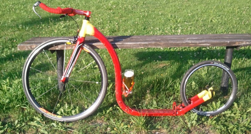 2012 a první Manfredovo pivo - kokpit Deda Dabar