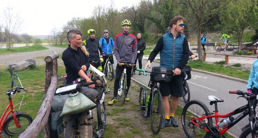 Moje poslední fotka La Trottineuse - snad se ještě někdy uvidíme...