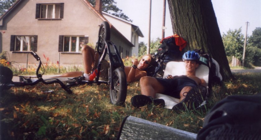 Před startem našeho prvního závodu