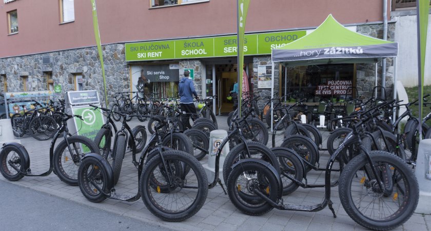 Stanoviště části fleetu na Dolní Moravě