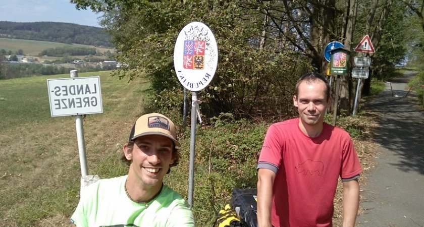 Německé hranice a cyklista Michal
