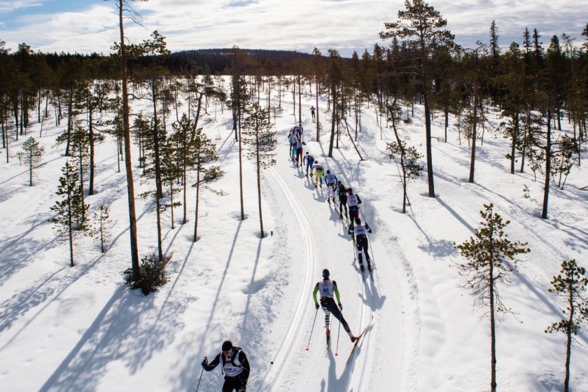 Laponská krajina / zdroj www.redbullnordenskioldsloppet.se